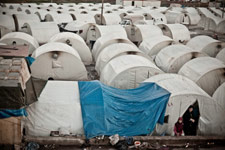 Campo de desplazados de Bab El Salamah en la frontera con Turquía. (c) Pablo Tosco